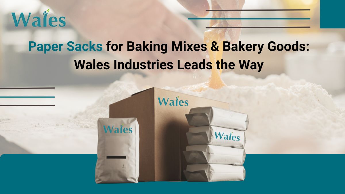 paper sacks, Industrial paper sacks, paper sacks for baking mixes and bakery goods, paper sack packaging